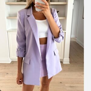 Divided Lilac Blazer